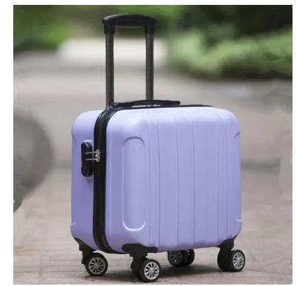 18" Travel Luggage Suitcase Spinner Wheels Boarding Case Trolley Suitcase  Wheeled Travel Rolling