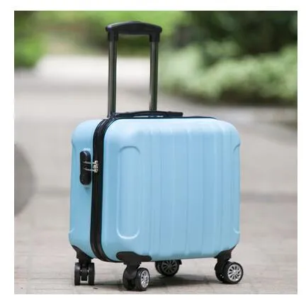 18" Travel Luggage Suitcase Spinner Wheels Boarding Case Trolley Suitcase  Wheeled Travel Rolling