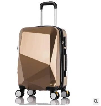 20 Inch Travel Trolley Luggage Suitcase 24" Pc Trolley Bags On Wheels Wheeled Travel Case