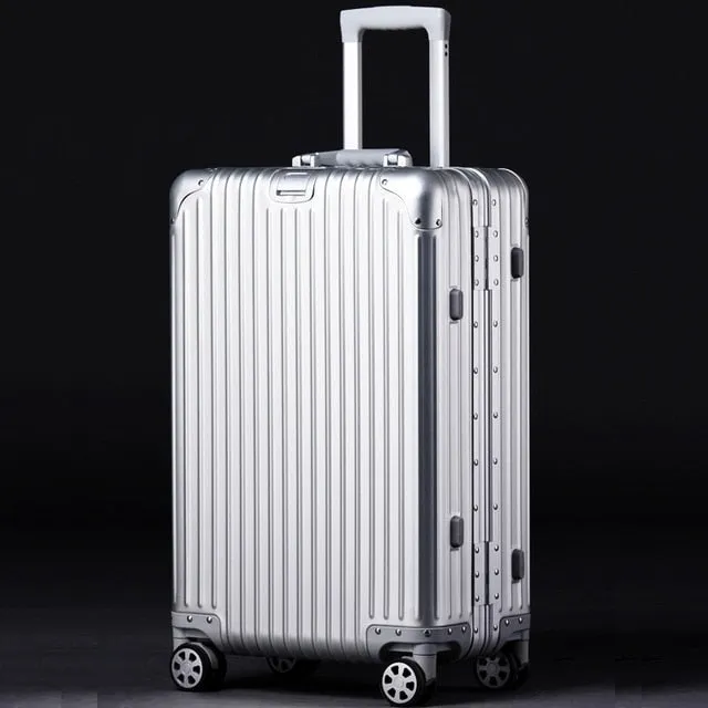 20''24''26''29'' Aluminum Alloy Trolley Carry On Luggage Fashion Travel Cabine Tsa Lock Koffer Mala