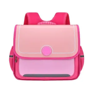 35cm Horizontal Children's Simple School Backpacks MD-36 -PINK