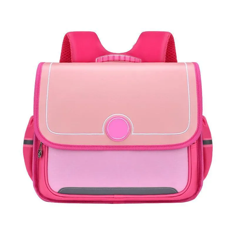 35cm Horizontal Children's Simple School Backpacks MD-36 -PINK