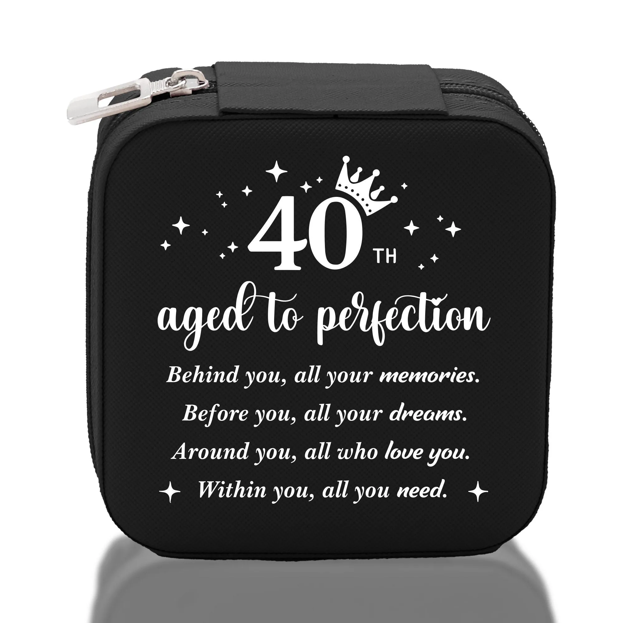 40th Aged Of Perfection Cotton Canvas Tote Bag 60th Birthday Gift For Women 40th Birthday Celebration Party Gift