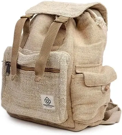 Adorable Eco-Friendly Fashion- Drawstring Hemp Bag