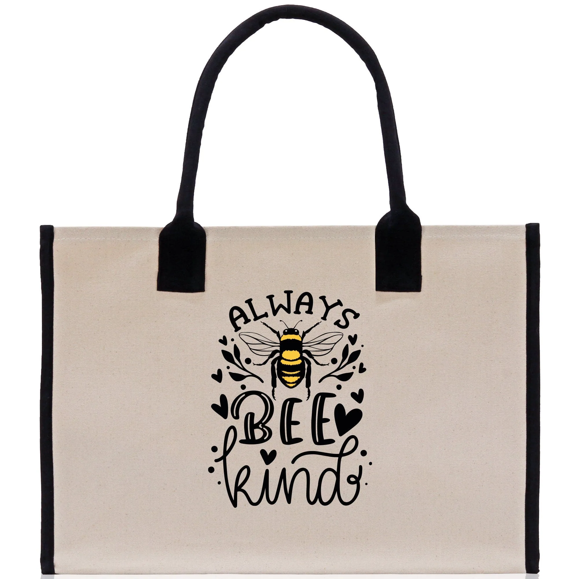 Always Bee Kind Cotton Canvas Tote Bag Nurse Appreciation Gift Bag Gift for Her Birthday Gift Bee Kind Mental Health Matters Save The Bees