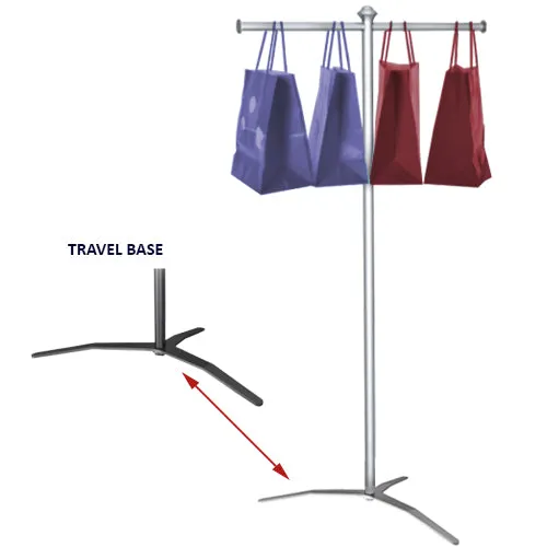 Bag Holder Floor Stand - Travel Base