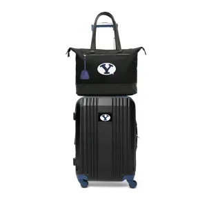 Brigham Young (BYU) Premium Laptop Tote Bag and Luggage Set