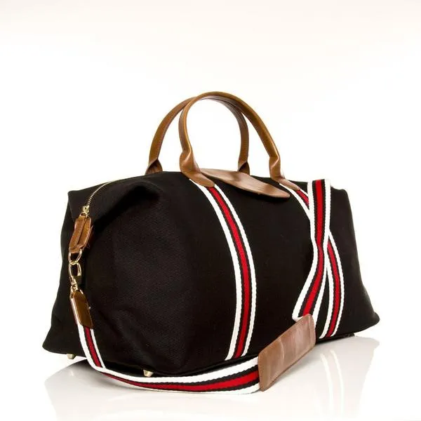 Brouk & Co Original Black Stripe Duffle Bag