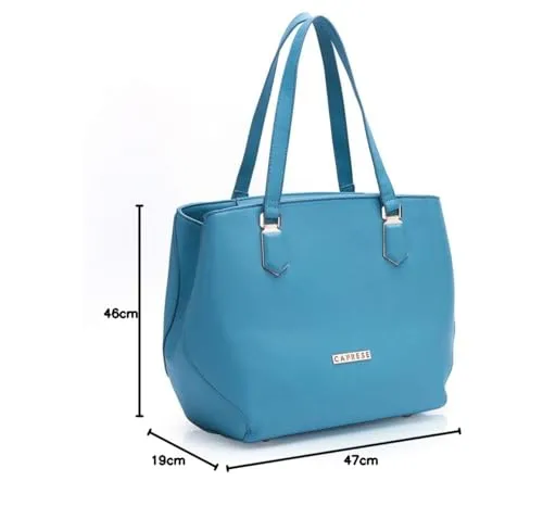 Caprese womens AUGUSTINA T Medium BLUISH GREEN Tote Bag