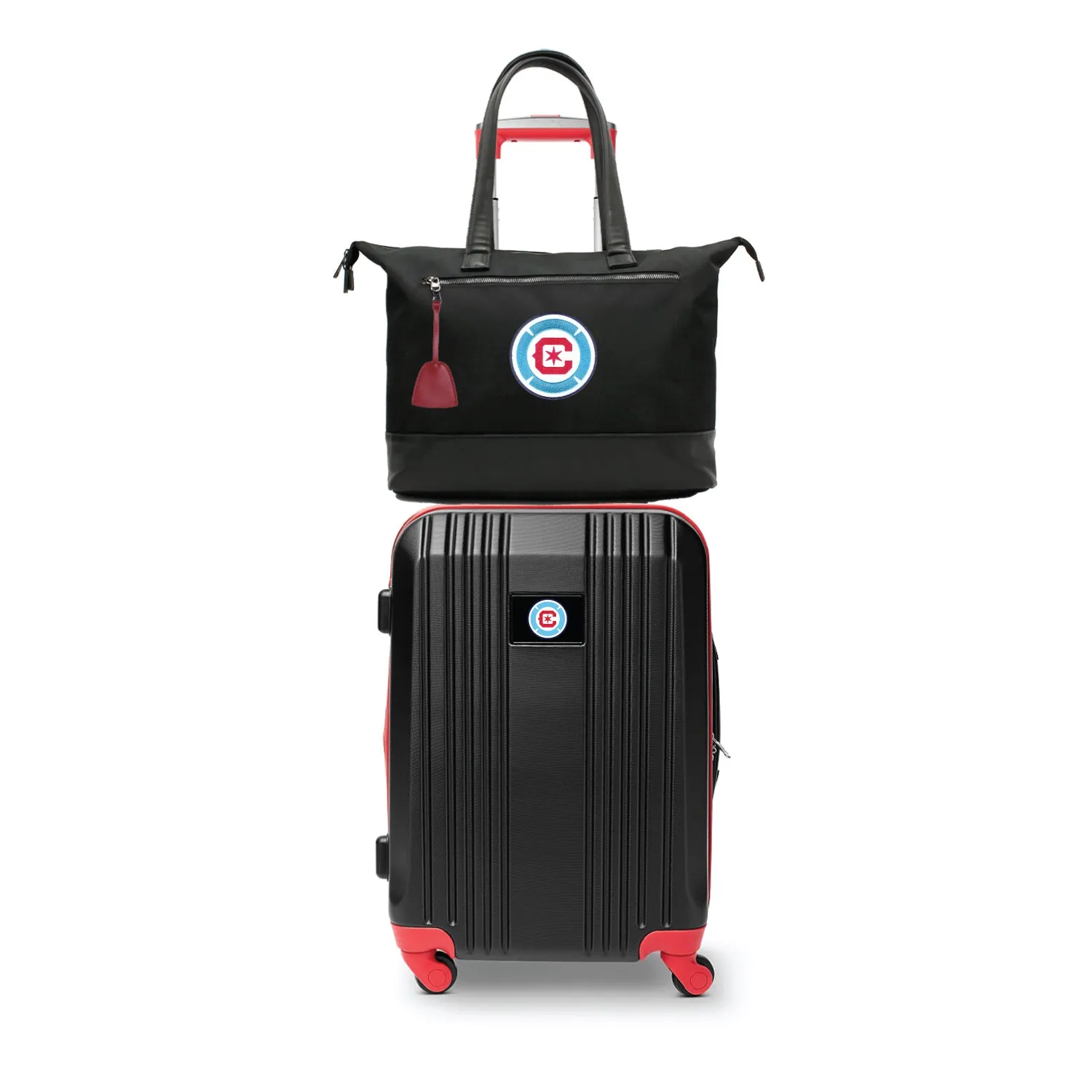 Chicago Fire FC Tote Bag and Luggage Set -RED