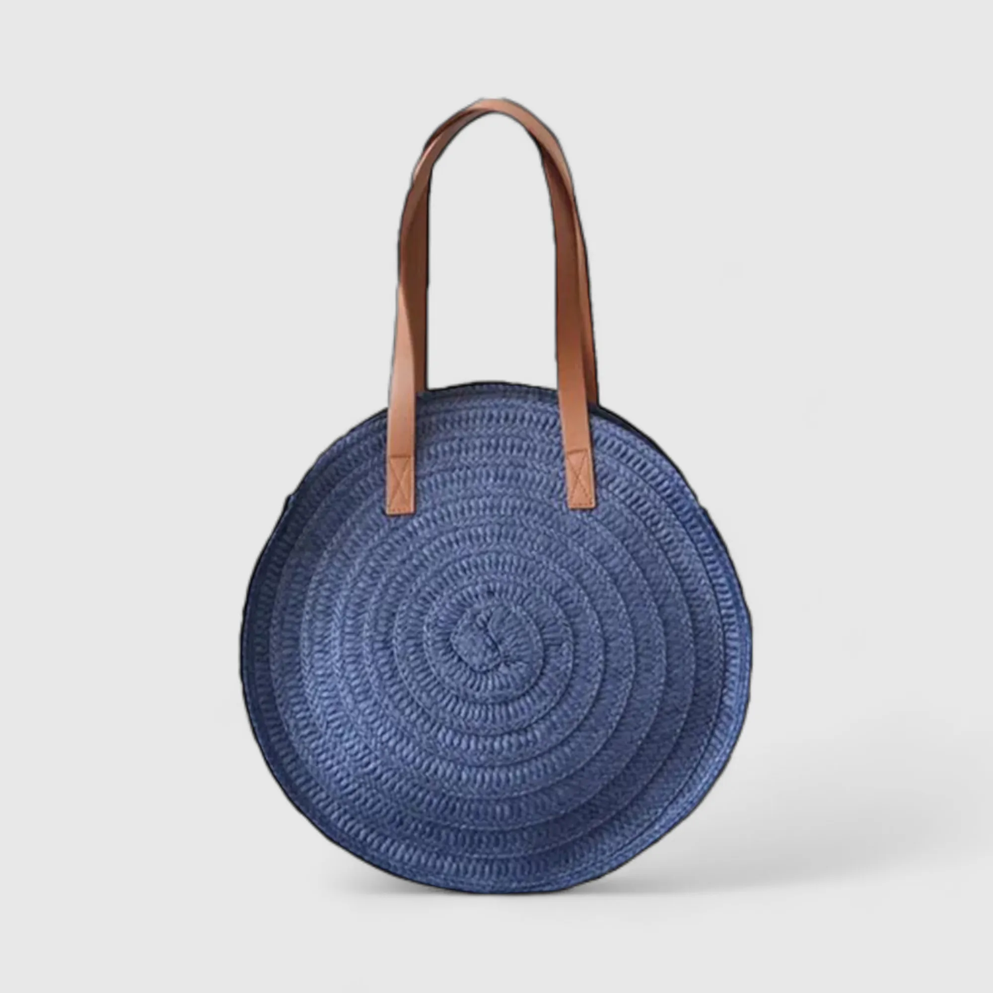 Chokore Round Beach Bag in Blue