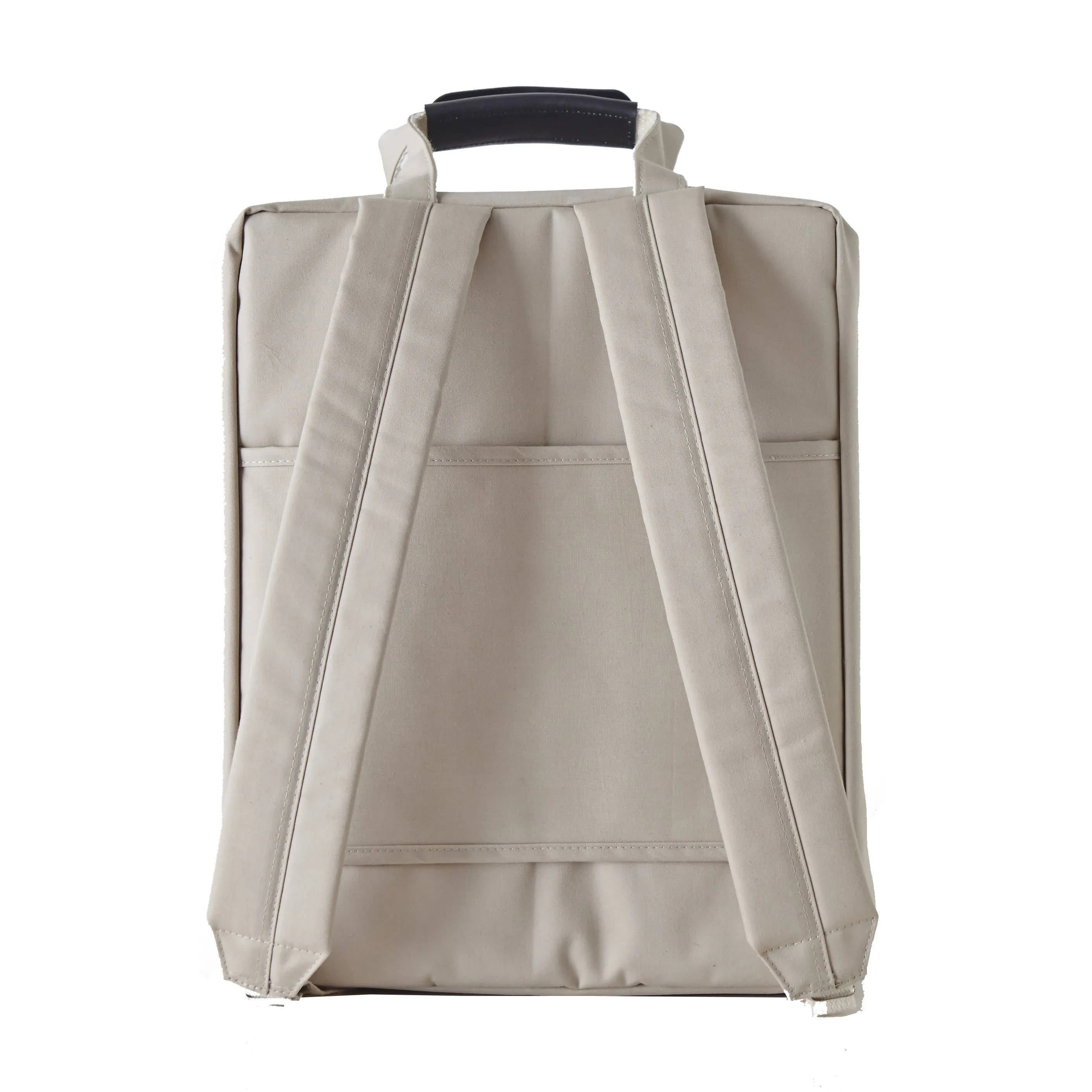 Compact Trunk Backpack Light Beige