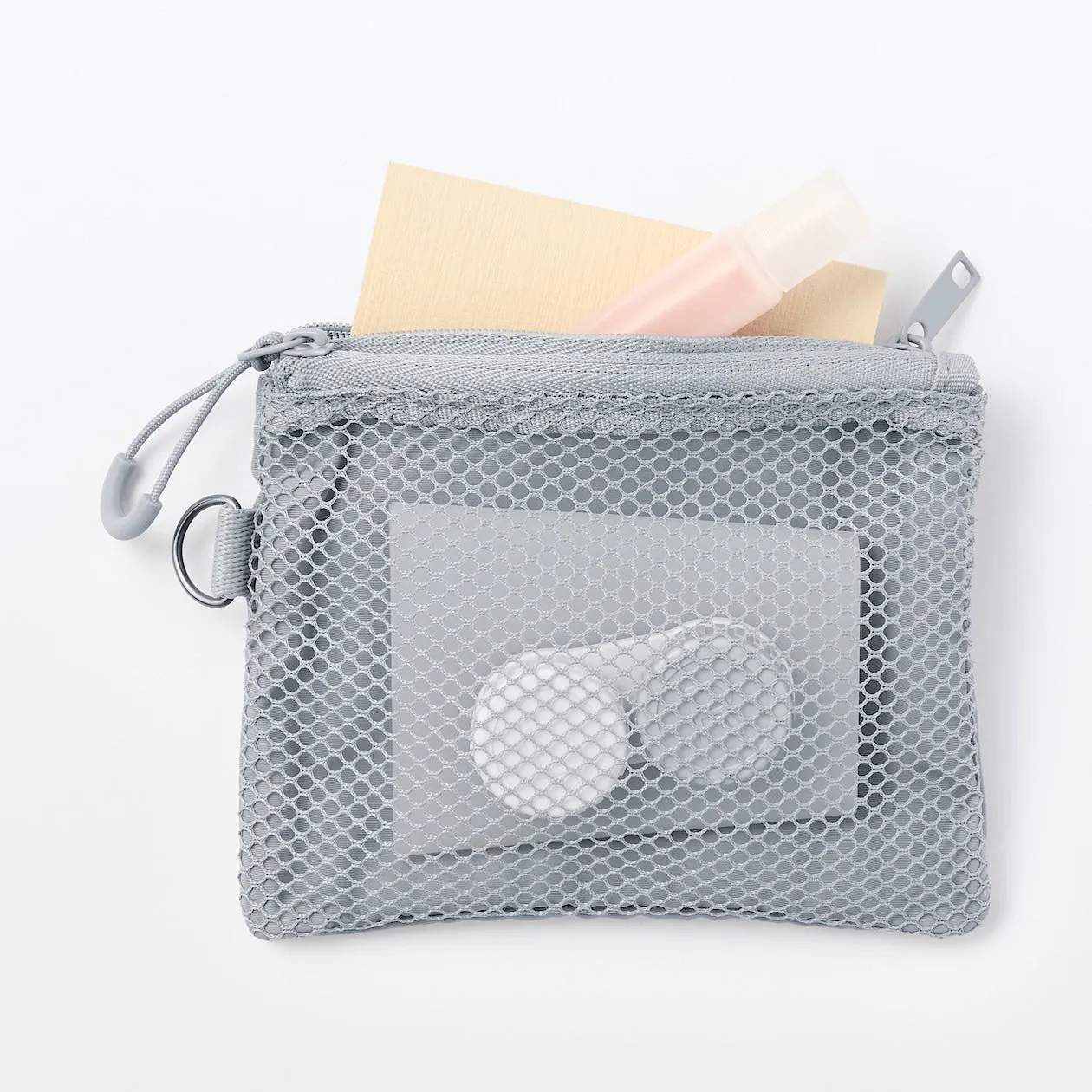 Compact Two-Zipper Travel Pouch