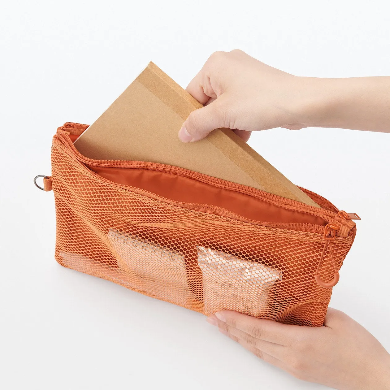 Compact Two-Zipper Travel Pouch