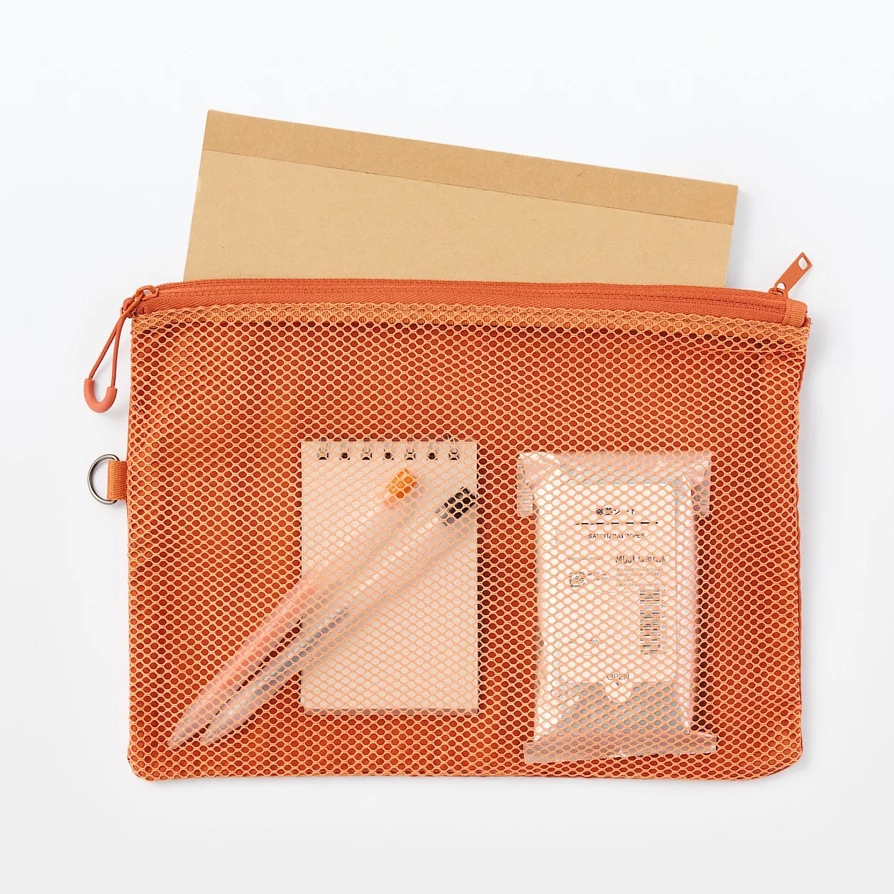 Compact Two-Zipper Travel Pouch