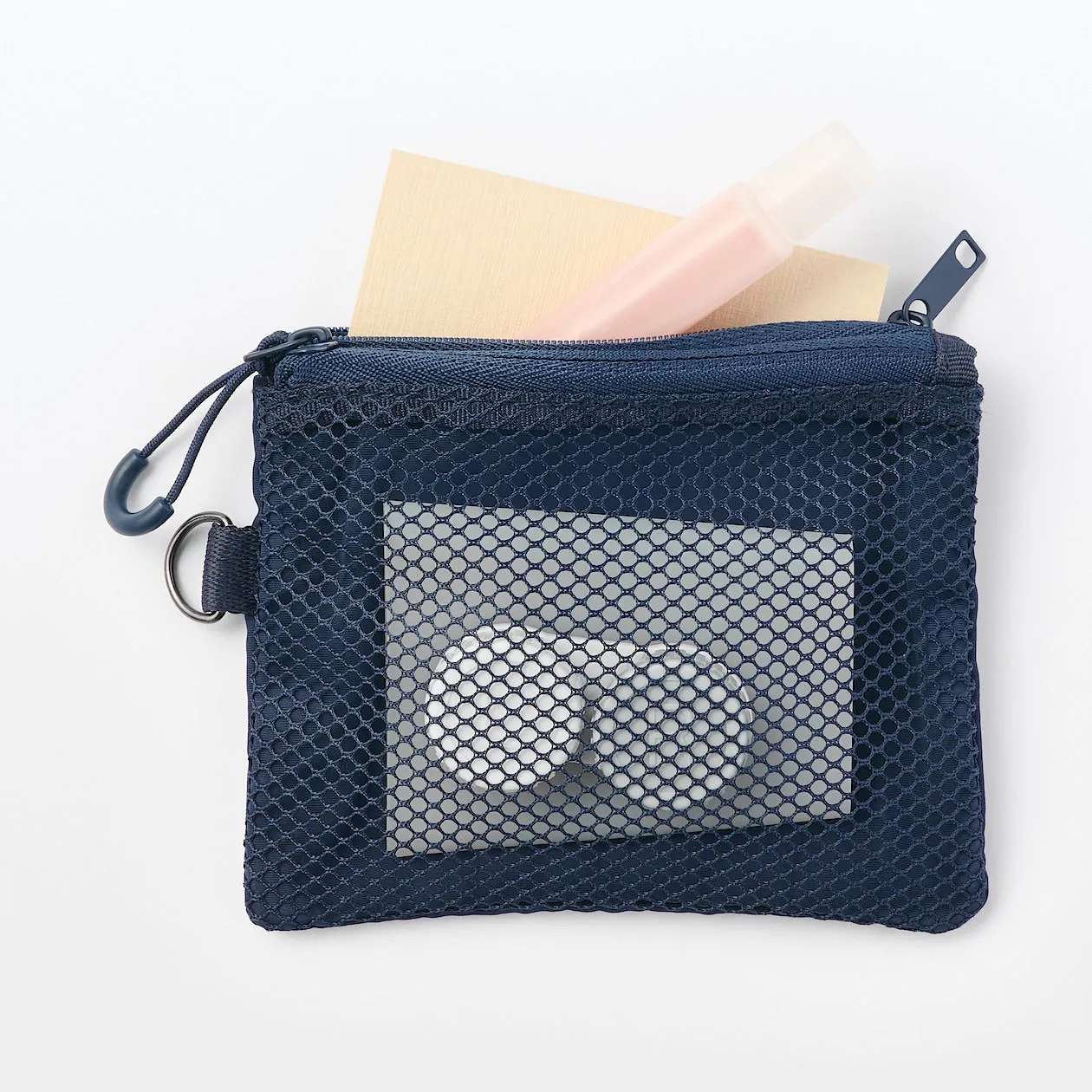 Compact Two-Zipper Travel Pouch