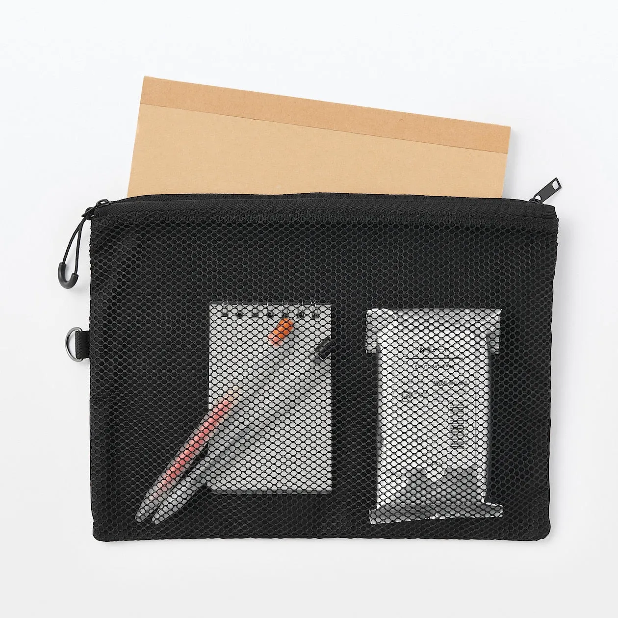 Compact Two-Zipper Travel Pouch