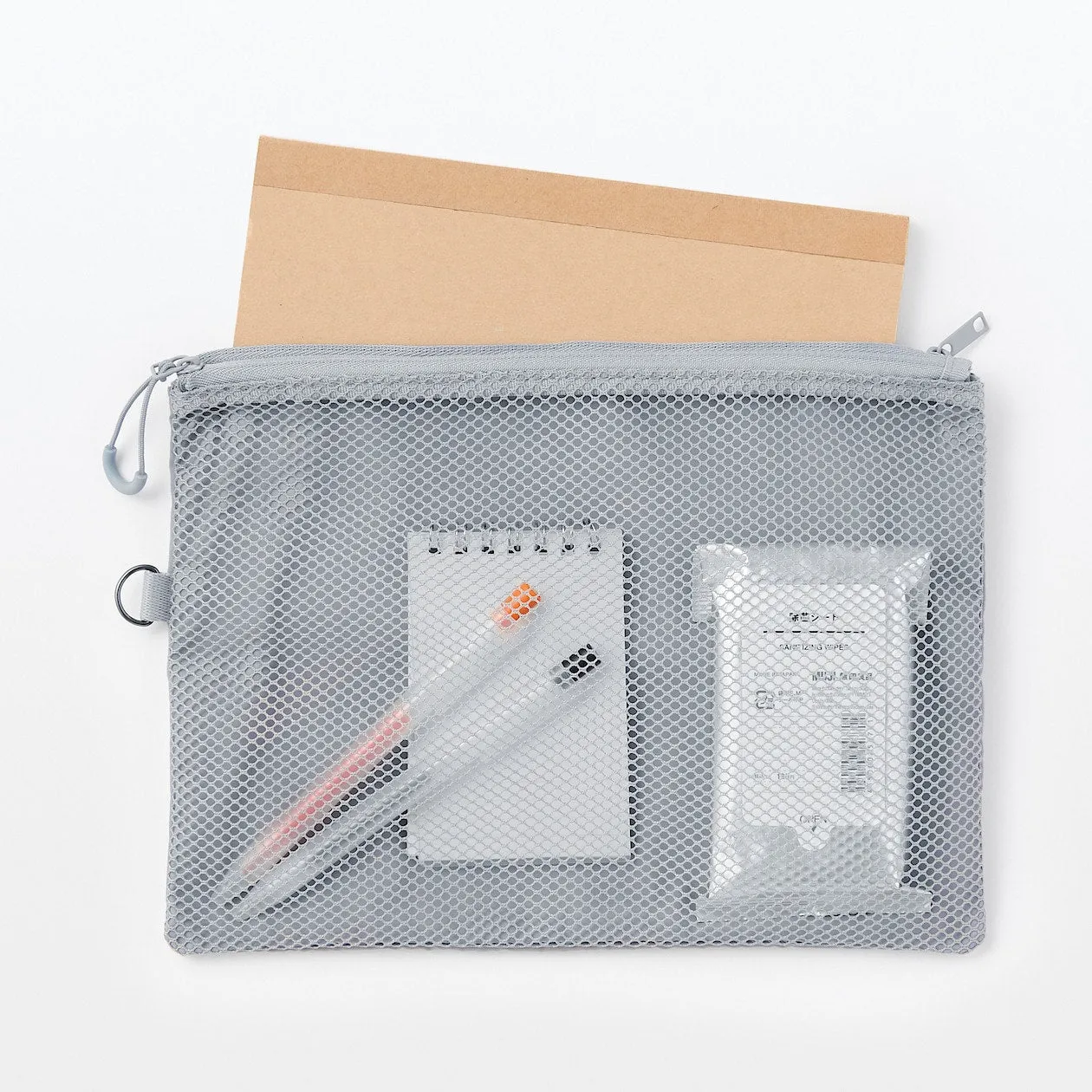 Compact Two-Zipper Travel Pouch