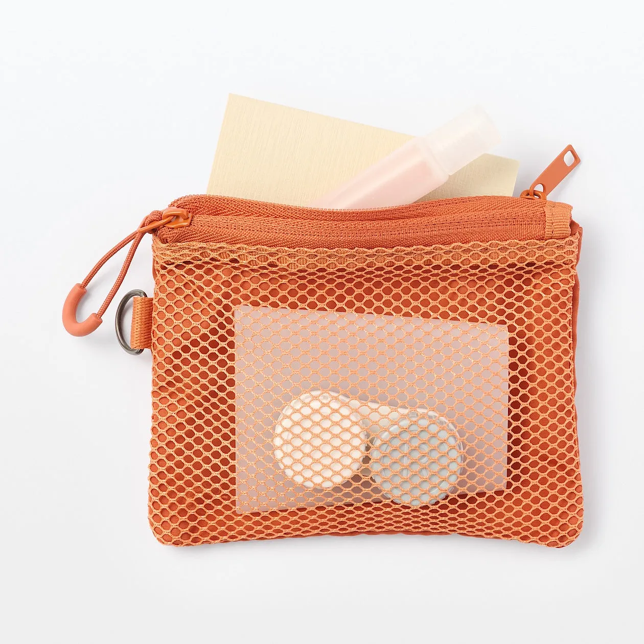 Compact Two-Zipper Travel Pouch