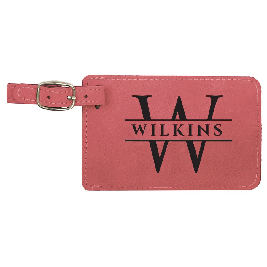 Custom Engraved Luggage Tag (Set of 2)