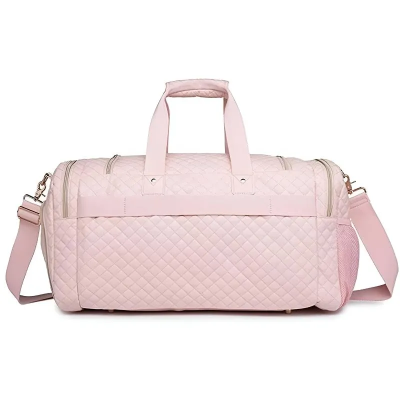 Deluxe Quilted Duffle Bag For Travel