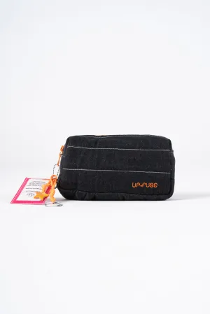 Denim Affair Pouch in Black