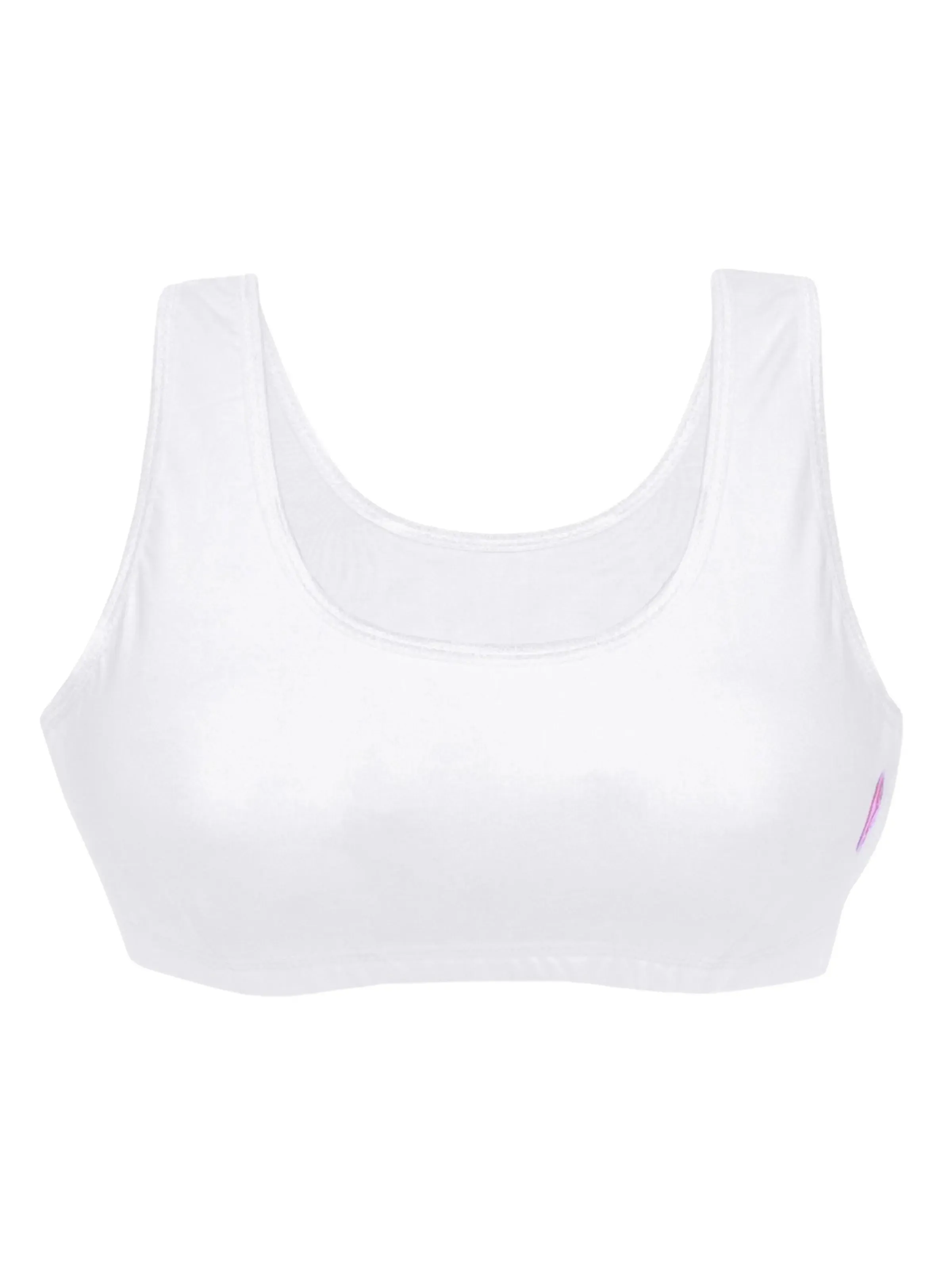 Double-Layer Broad Strap Cotton Fitness Bras | Non-Padded | Printed & Solid