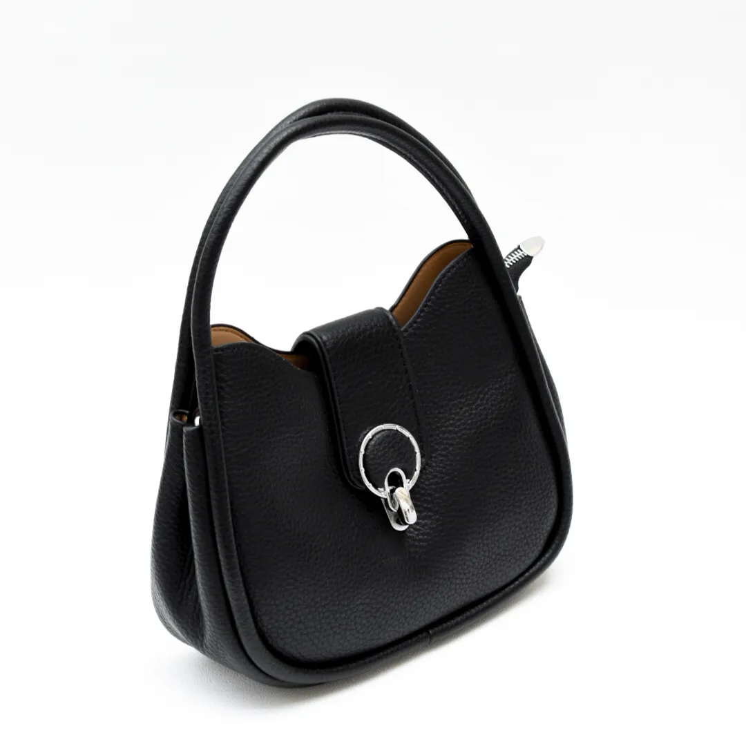 Elegant Mini Satchel Black