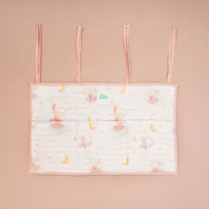 Fancy Fluff Organic Cotton Crib Organiser - Day Dream