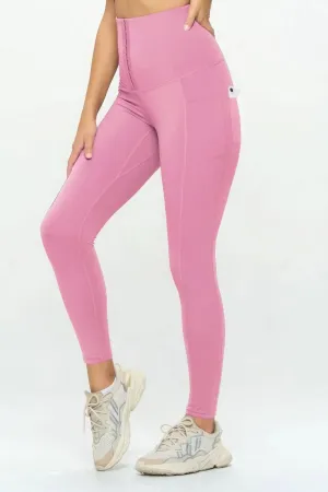 Fashionable Compression Yoga Leggings with Pockets