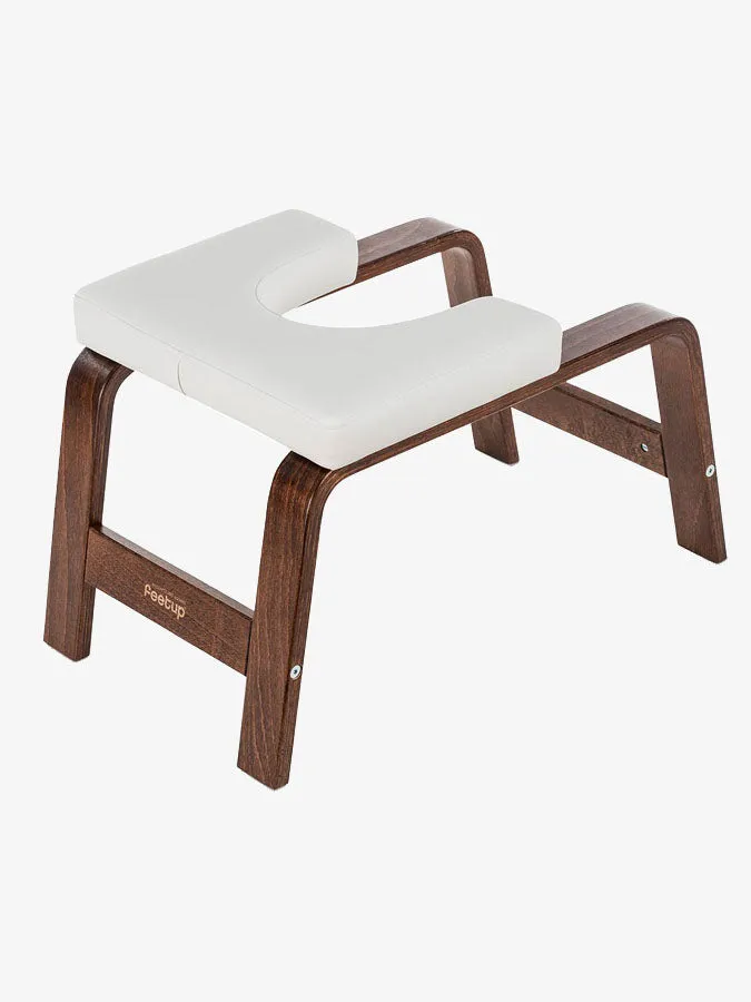 FeetUp Headstand Yoga Stool - Chocolate White