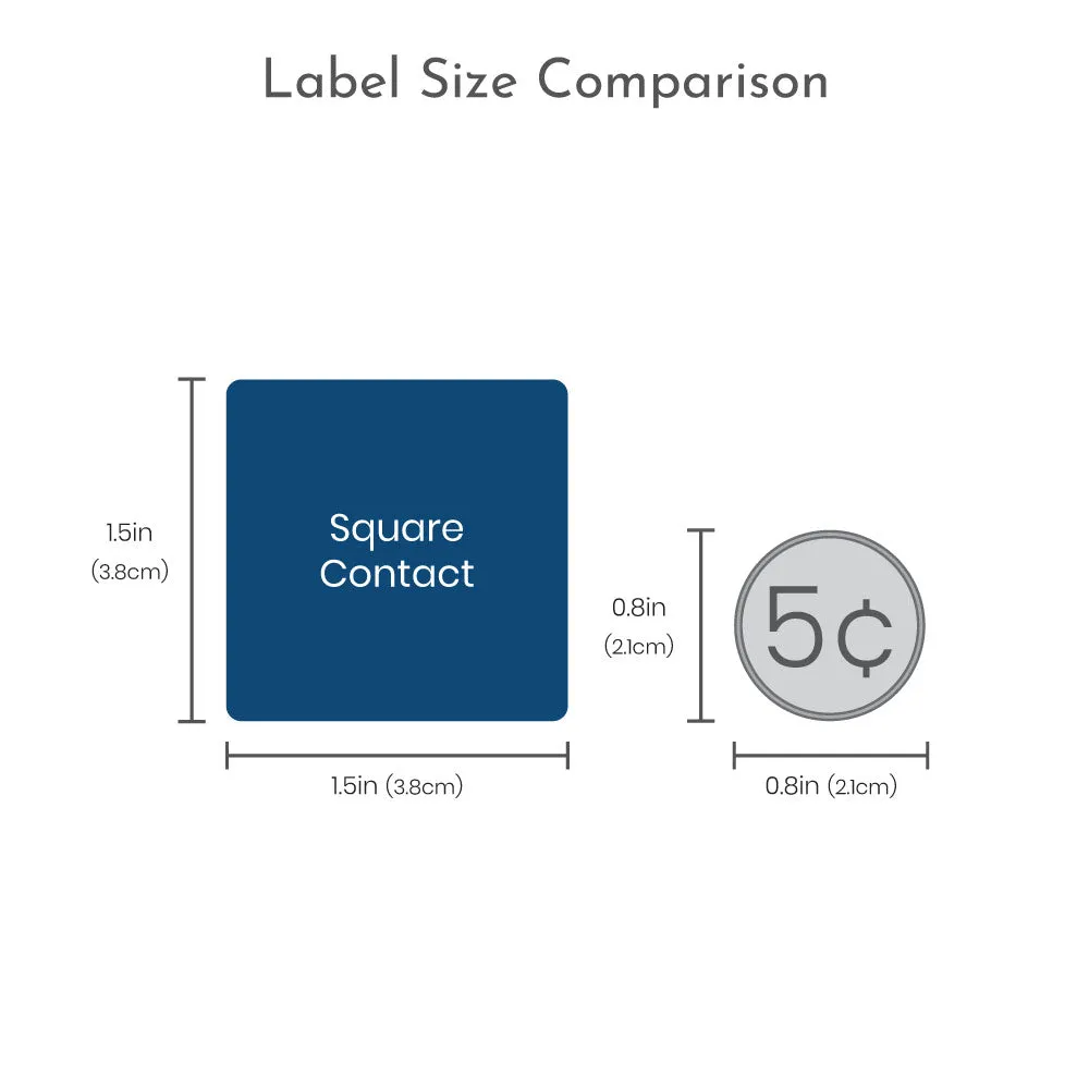 Forest Animals Contact Labels