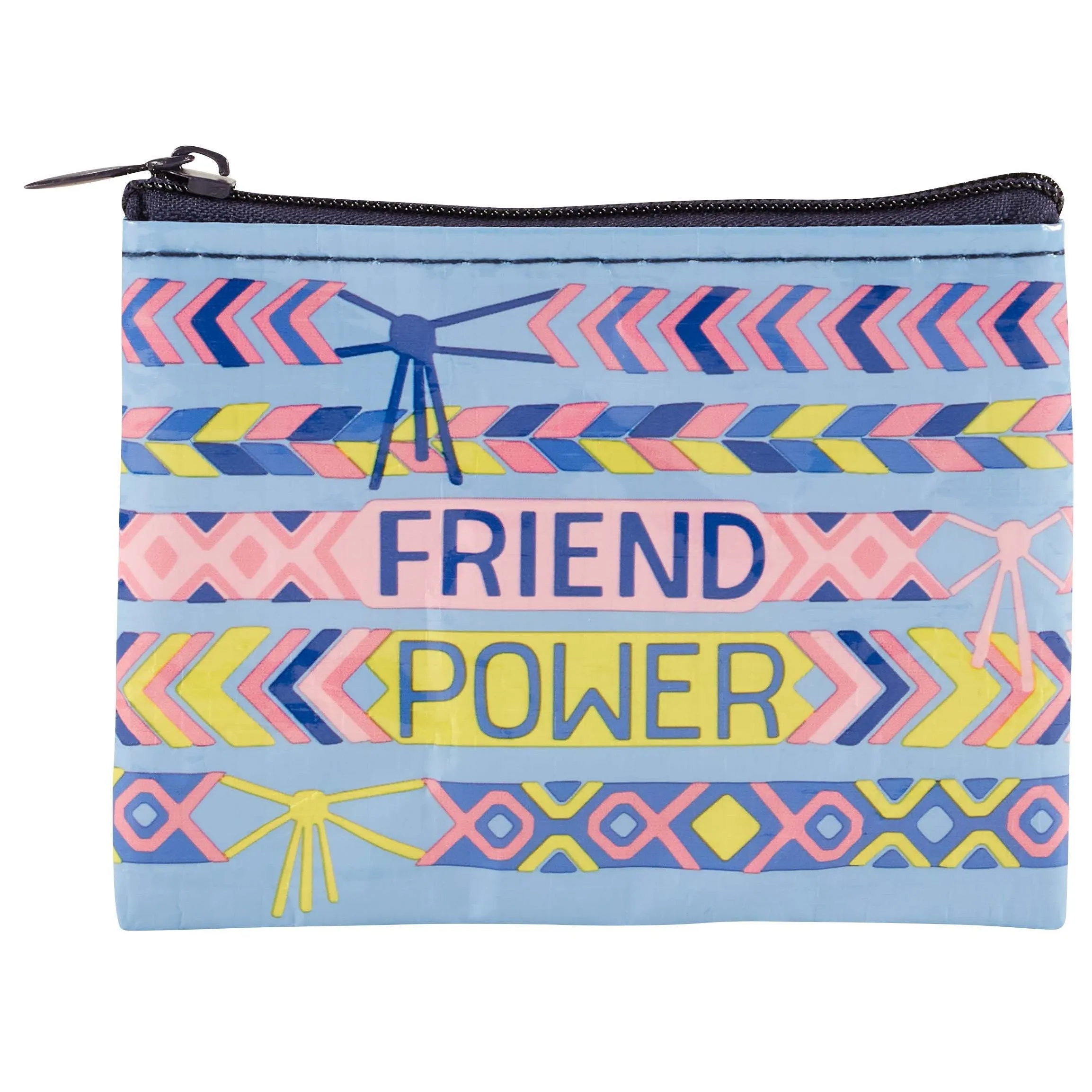 Friend Power Coin Purse | 3"h x 4"w | BlueQ at GetBullish