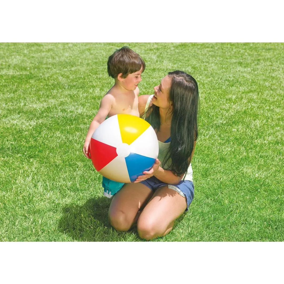 Glossy Panel Inflatable Beach Ball - 20Inch Diameter