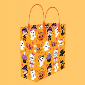 Halloween Party Favor Treat Bags - Set of 6 or 12