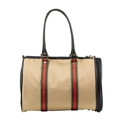 JL Duffel - Khaki with Stripe