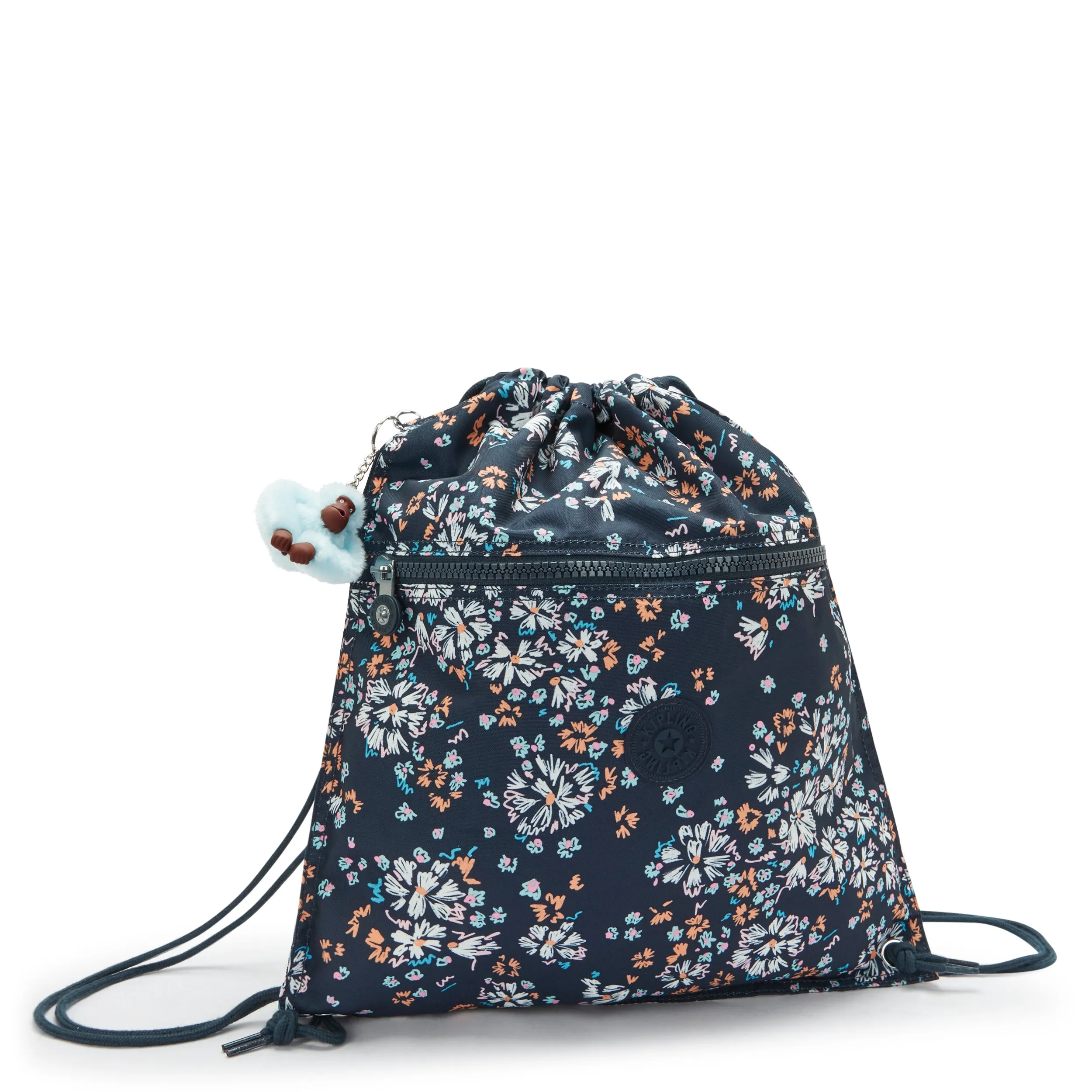 KIPLING Supertaboo Flower Field Medium backpack (with drawstring) I5637-5GB