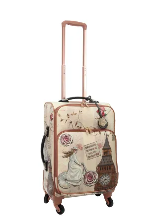 Lady Dream Carry on Luggage with Spinner Wheels