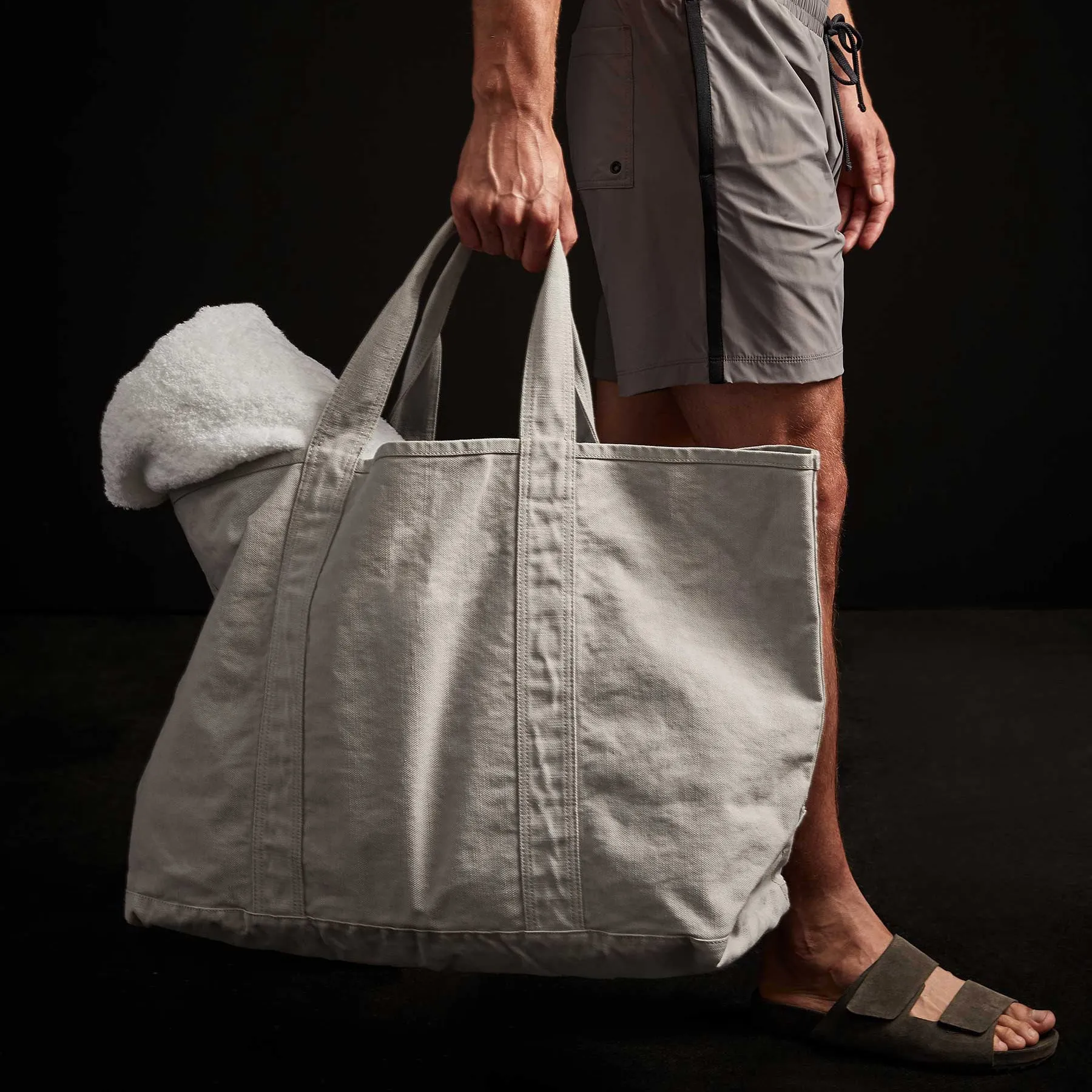 Large Canvas Tote - Arctic