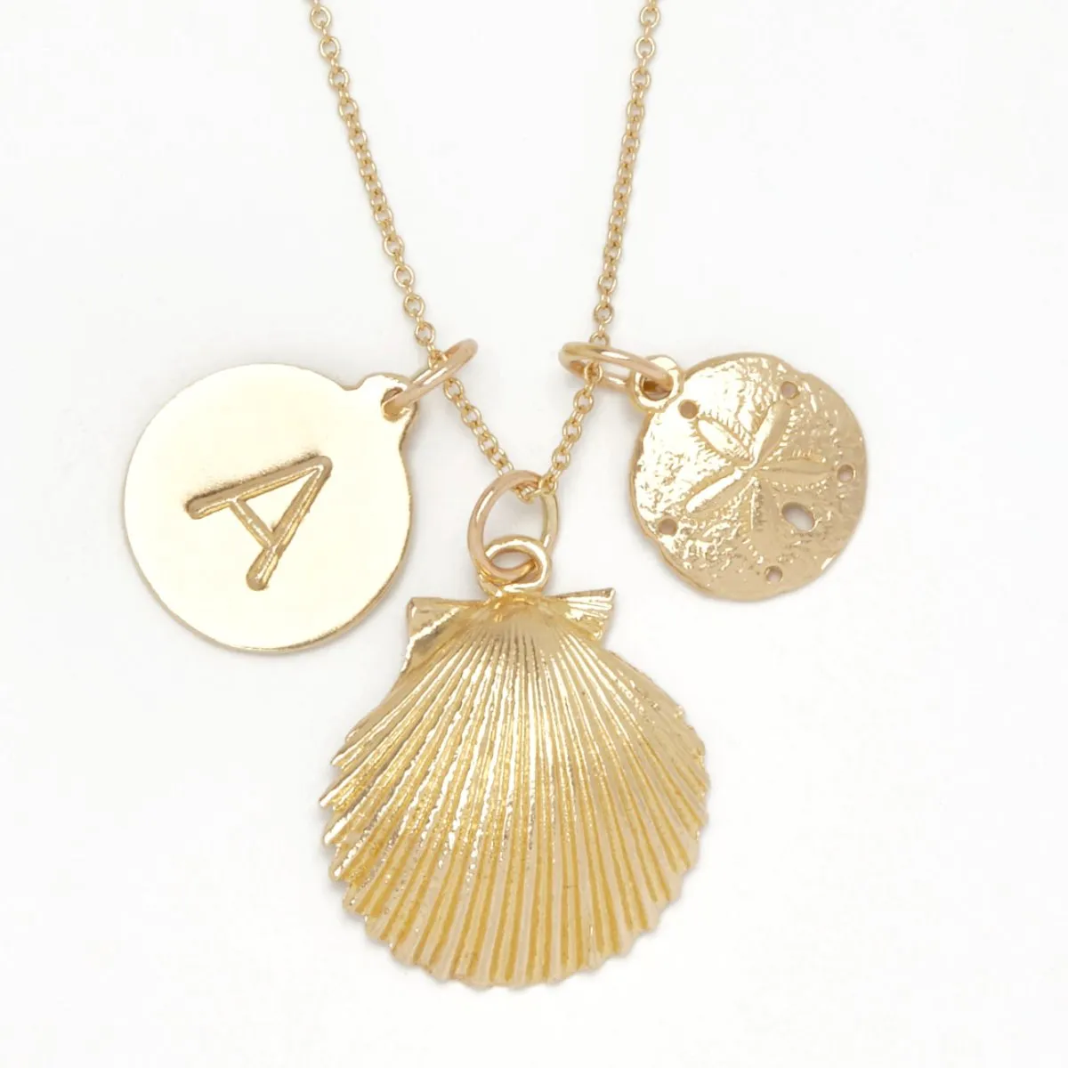 Large Scallop Shell Charm