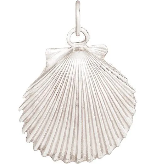 Large Scallop Shell Charm