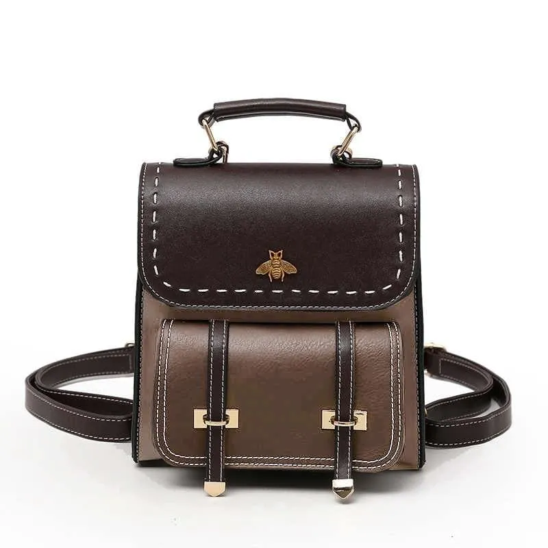 Leather Women Backpack