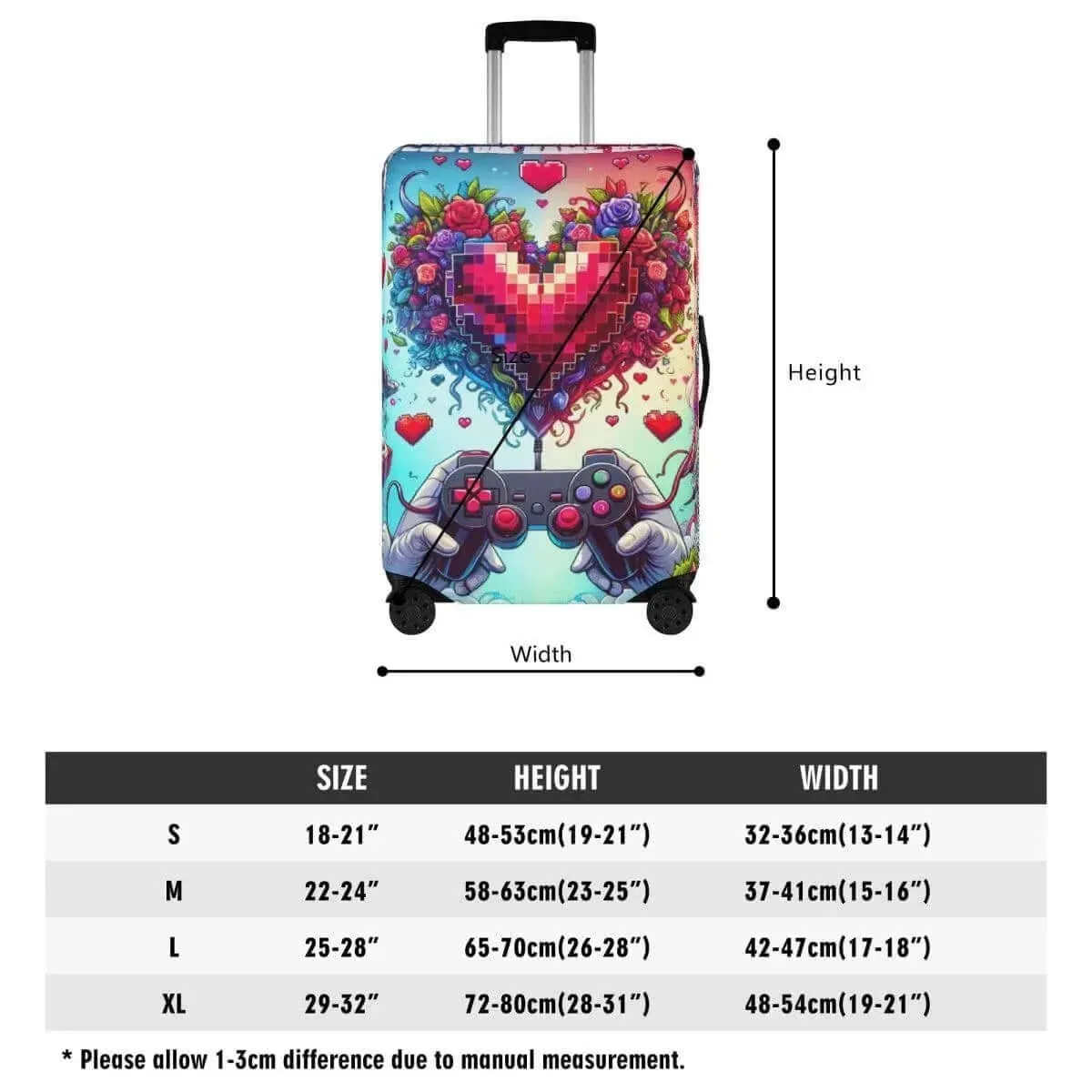 Love of Gaming Luggage Cover