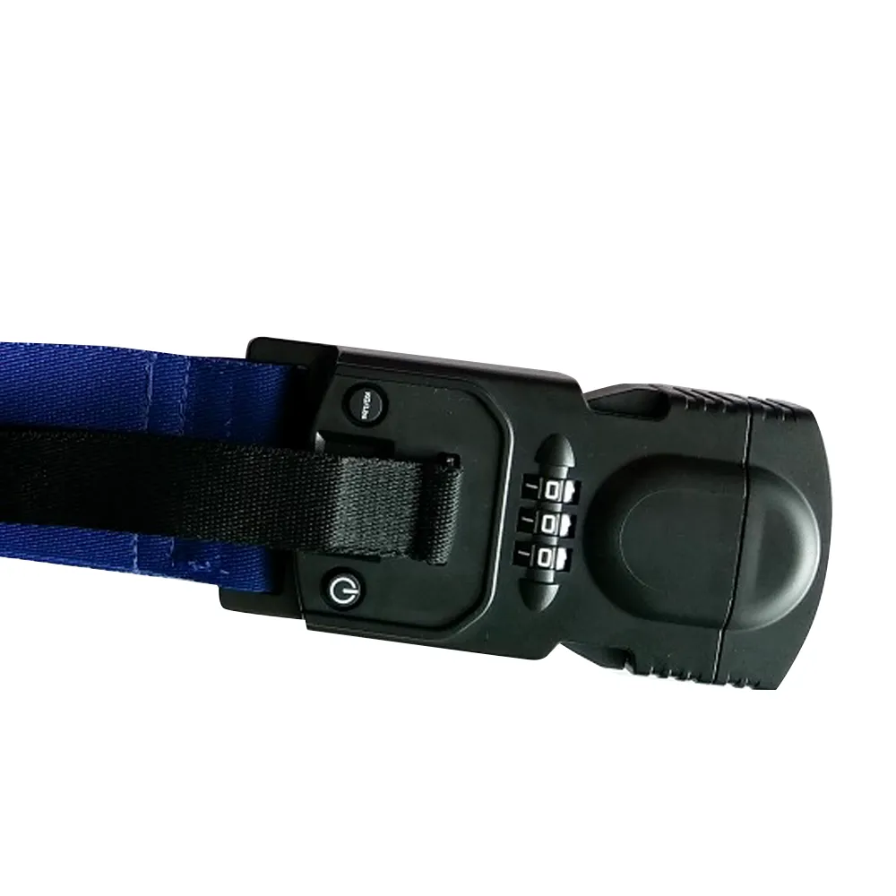 Luggage Strap with Weighing Scale   Lock