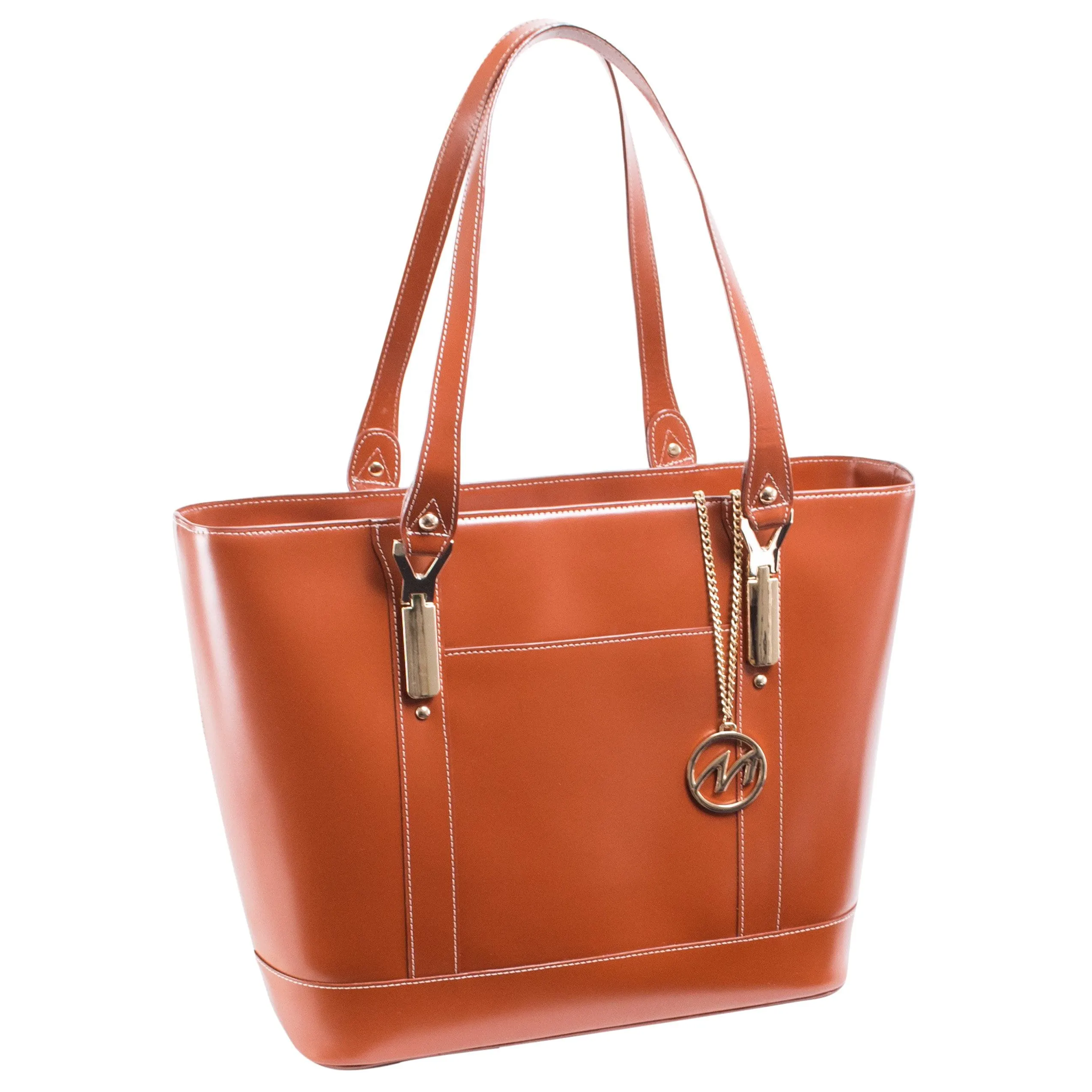 McKlein USA Arya Leather Tote with Tablet Pocket Assorted Colors