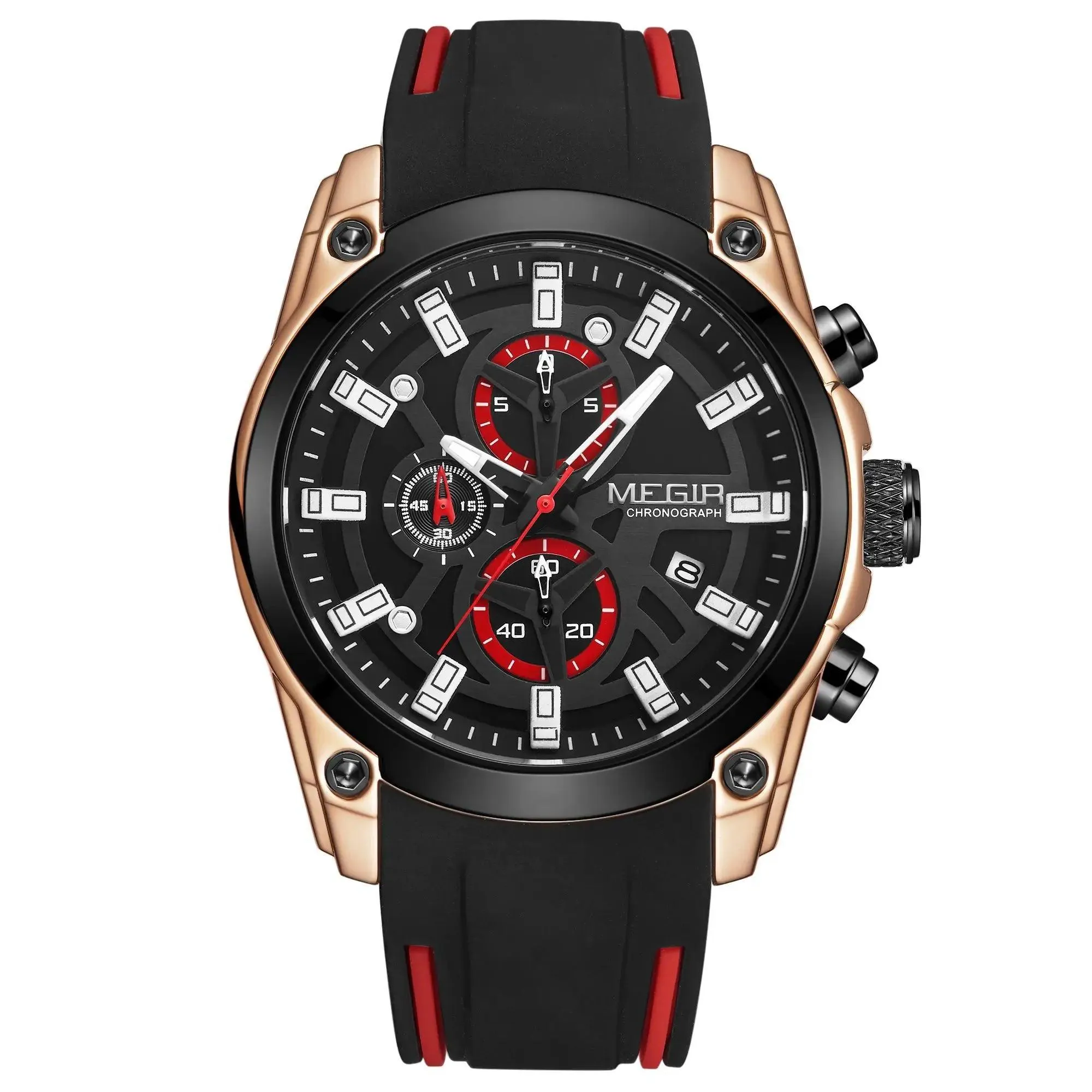 MEGIR Men's Chronograph Sport Watch: Stylish & Functional Timepiece