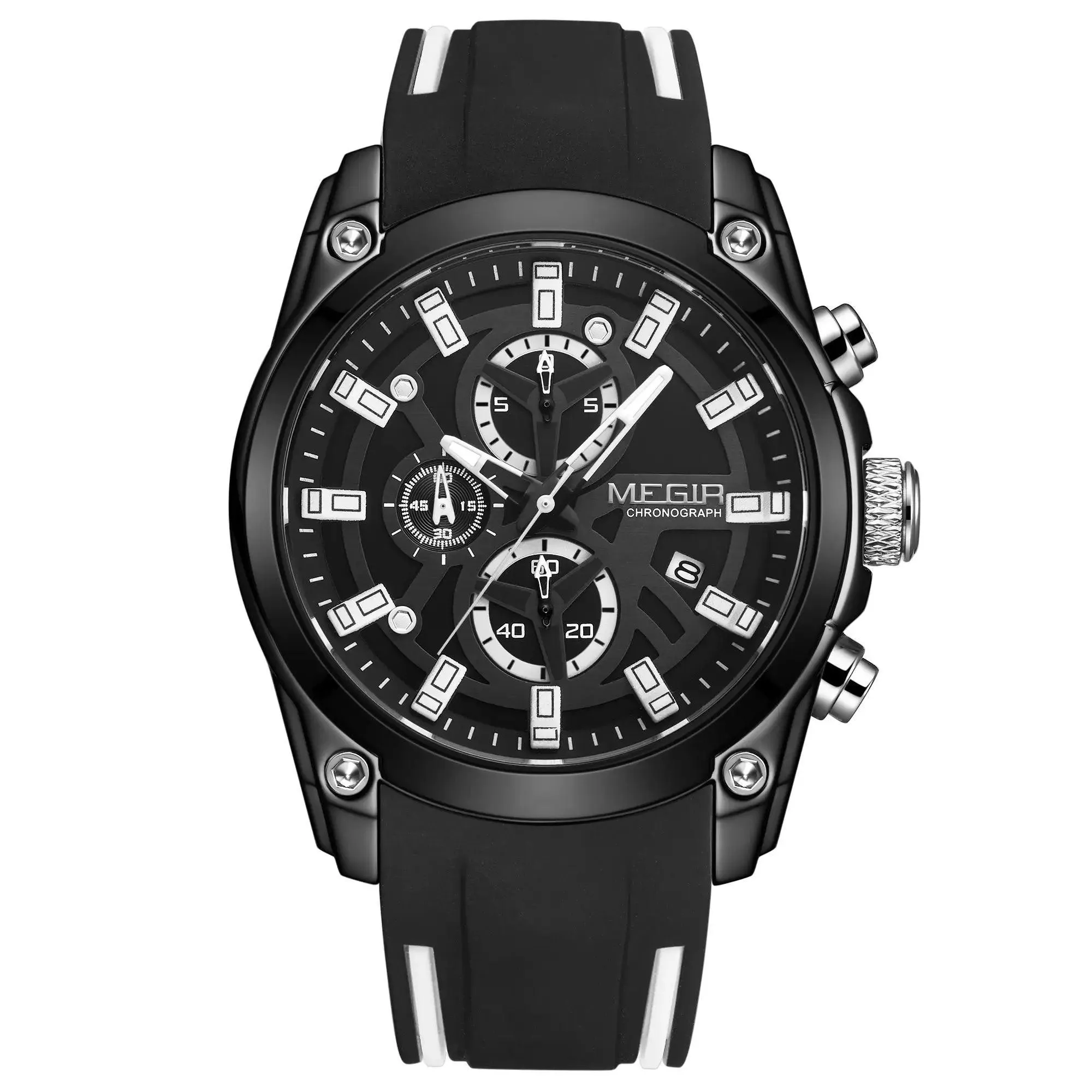 MEGIR Men's Chronograph Sport Watch: Stylish & Functional Timepiece