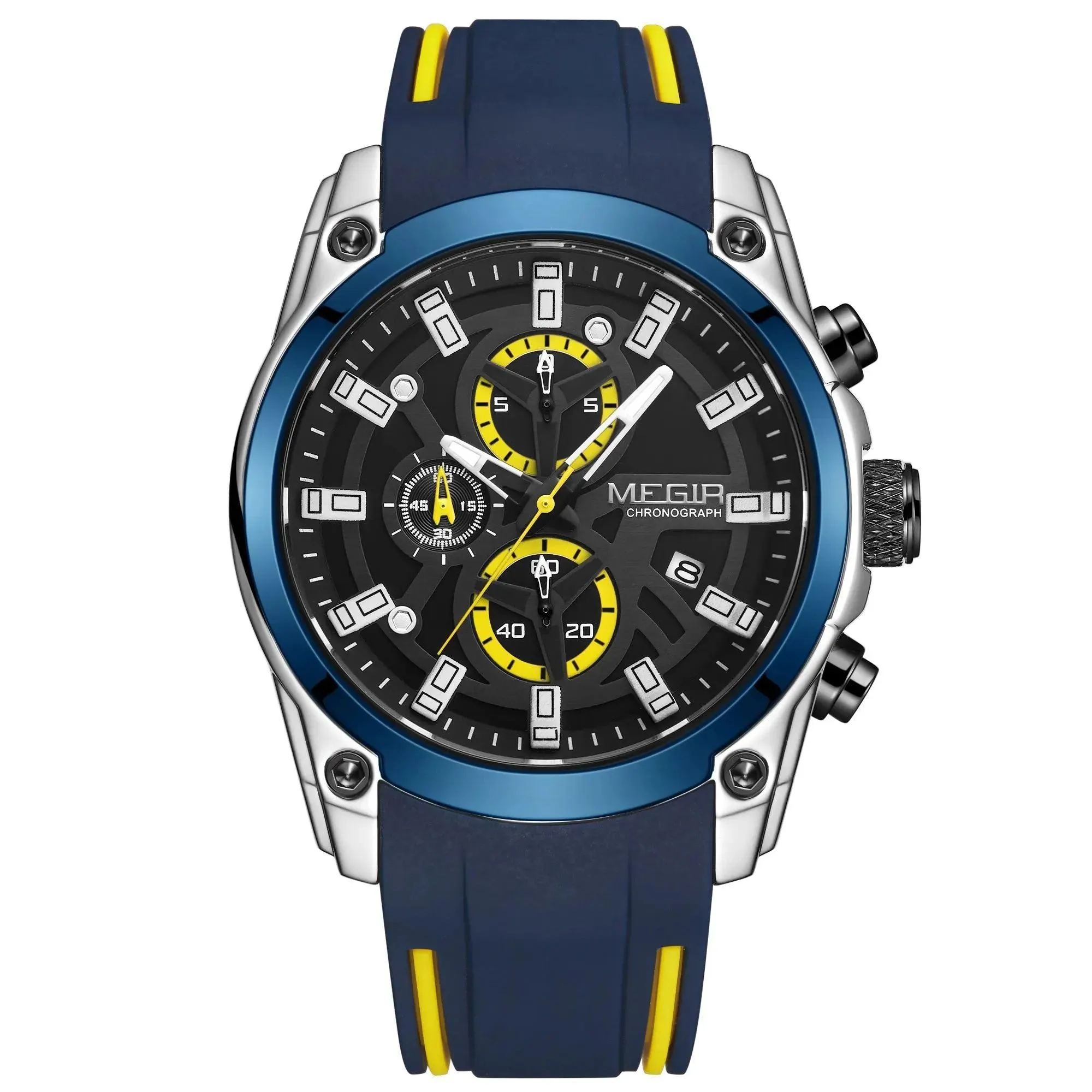 MEGIR Men's Chronograph Sport Watch: Stylish & Functional Timepiece