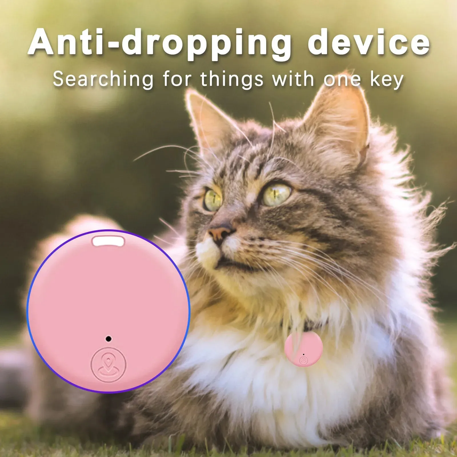 Mini GPS Tracker 5.0 Anti-Lost Device for Pet, Kids, Bag, Wallet