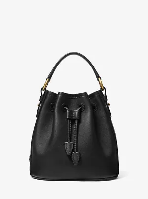 Monogramme Small Leather Bucket Bag